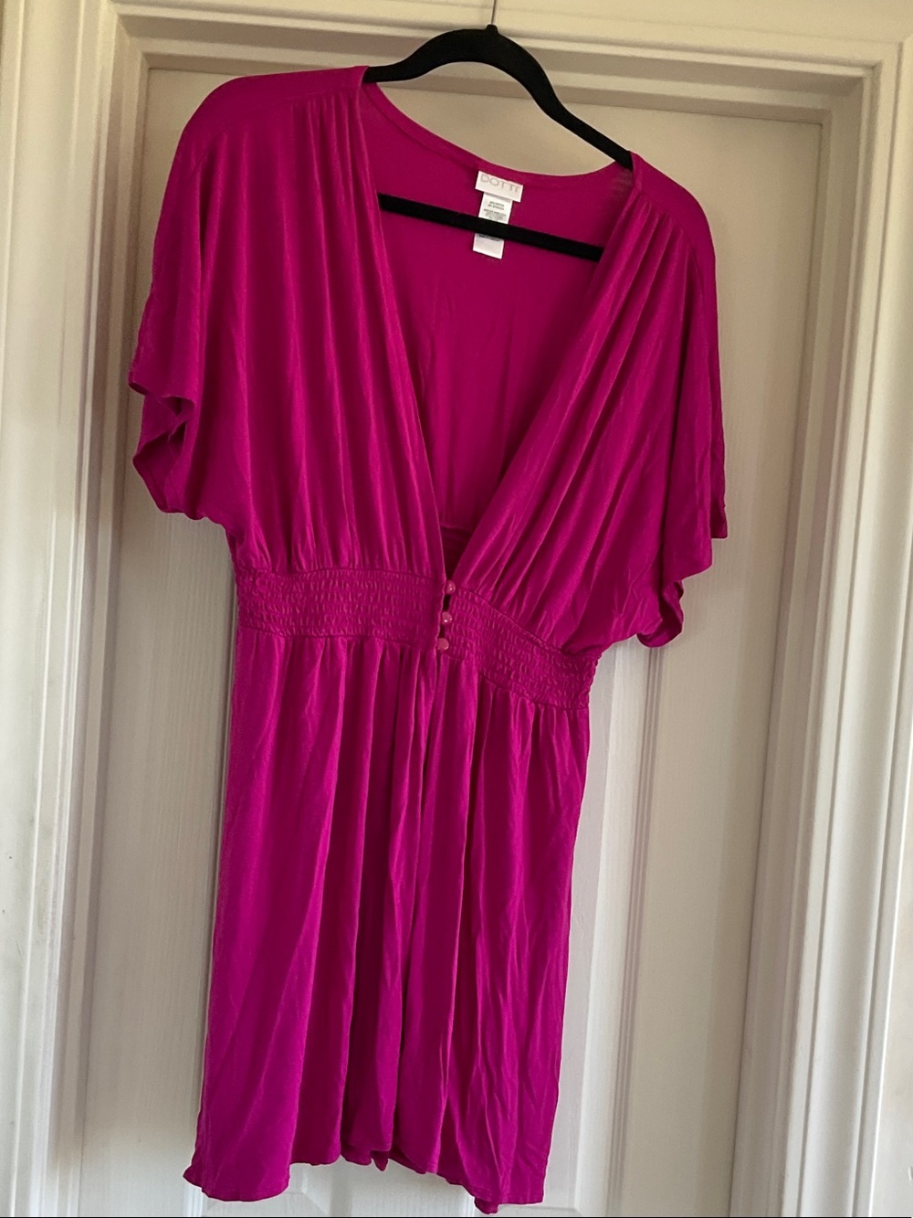 Dotti Fuchsia Pink Swim Coverup Dress